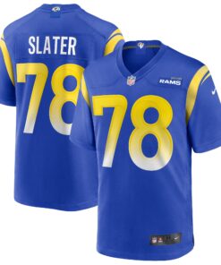 Jackie Slater Los Angeles Rams  Game Retired Player Jersey  Royal