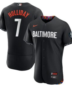 Jackson Holliday Baltimore OriolesCity Connect Authentic Player Jersey  Black
