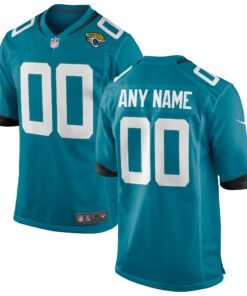 Jacksonville Jaguars  Custom Team Game Jersey  Teal