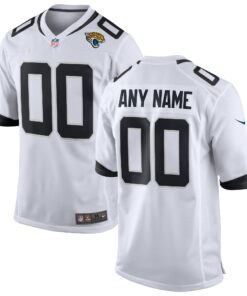 Jacksonville Jaguars  Youth Custom Game Jersey  White
