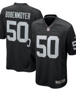 Jacob Bobenmoyer Las Vegas Raiders  Game Player Jersey  Black