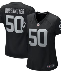 Jacob Bobenmoyer Las Vegas Raiders  Women_s Game Player Jersey  Black 1