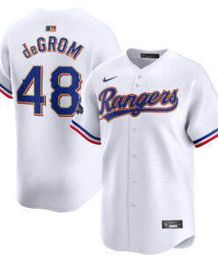 Jacob deGrom Texas Rangers2024 Gold Collection Limited Player Jerseynbspâ€“ White