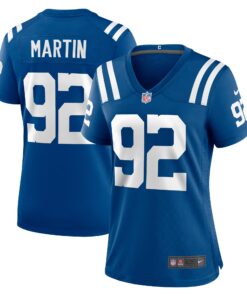 Jacob Martin Indianapolis Colts  Women_s Team Game Jersey   Royal