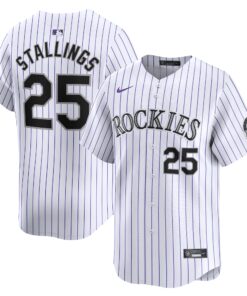 Jacob Stallings Colorado RockiesHome Limited Player Jersey  White