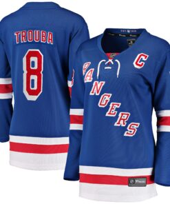 Jacob Trouba New York Rangers Fanatics Women_s Home Breakaway Player Jersey  Blue