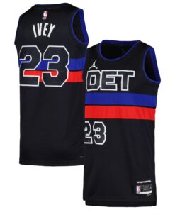 Jaden Ivey Detroit Pistons Jordan Brand Unisex Swingman Jersey - Statement Edition - Black