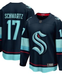 Jaden Schwartz Seattle Kraken Fanatics Home Breakaway Player Jersey  Navy