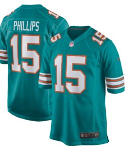 Jaelan Phillips Miami Dolphins  Alternate Game Jersey  Aqua