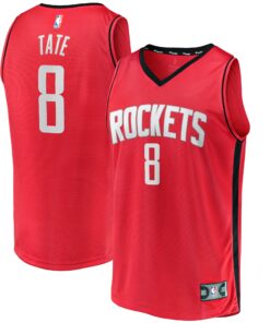 Jae'Sean Tate Houston Rockets Fanatics Fast Break Replica Jersey - Icon Edition - Red