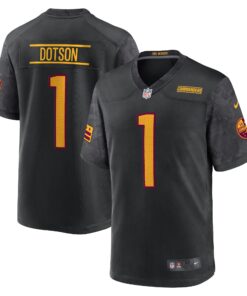 Jahan Dotson Washington Commanders  Alternate Game Jersey  Black