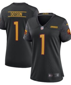 Jahan Dotson Washington Commanders  Women_s Player Jersey  Black