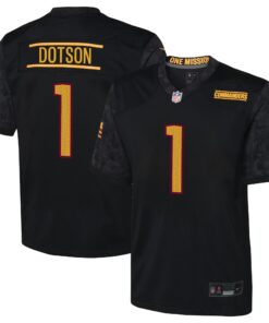 Jahan Dotson Washington Commanders  Youth Game Jersey  Black
