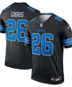 Jahmyr Gibbs Detroit Lions  Legend Jersey  Black