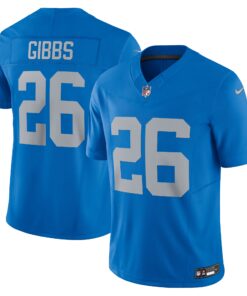 Jahmyr Gibbs Detroit Lions  Vapor F.U.S.E. Alternate Limited Jersey  Blue