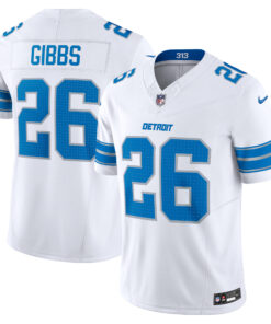 Jahmyr Gibbs Detroit Lions  Vapor F.U.S.E. Limited Jersey  White