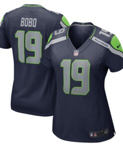 Jake Bobo Seattle Seahawks  Women_s  Game Jersey  College Navy