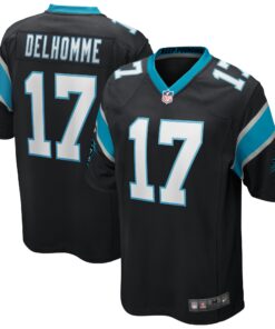 Jake Delhomme Carolina Panthers  Game Retired Player Jersey  Black