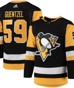 Jake Guentzel Pittsburgh Penguins Home Primegreen Authentic Player Jersey  Black 1