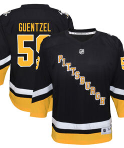 Jake Guentzel Pittsburgh Penguins Youth 202122 Alternate Replica Player Jersey  Black