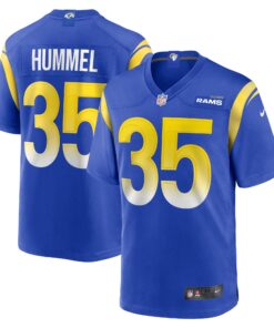Jake Hummel Los Angeles Rams  Game Player Jersey  Royal