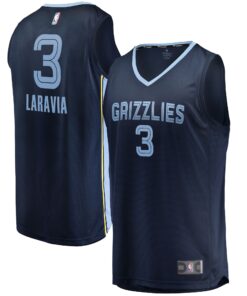 Jake LaRavia Memphis Grizzlies Fanatics Fast Break Replica Player Jersey - Icon Edition - Navy