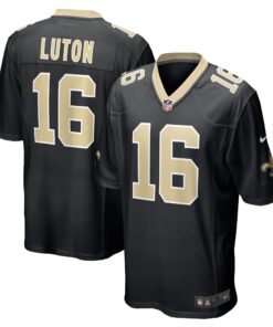 Jake Luton New Orleans Saints  Game Player Jersey  Black