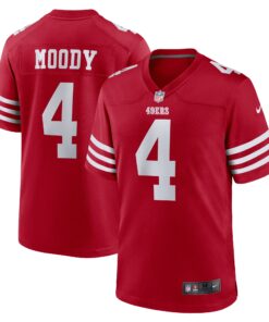 Jake Moody San Francisco 49ers  Team Game Jersey  Scarlet