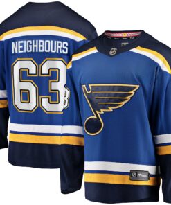 Jake Neighbours St. Louis Blues Fanatics Home Premier Breakaway Player Jersey  Blue