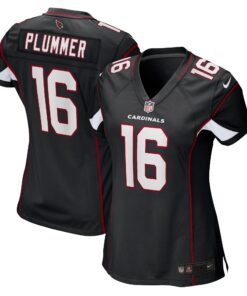 Jake Plummer Arizona Cardinals  Women_s Retired Game Jersey  Black