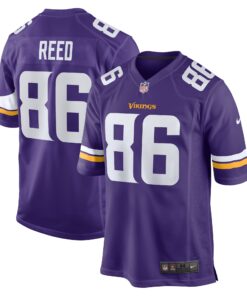 Jake Reed Minnesota Vikings  Retired Player Game Jersey  Purple