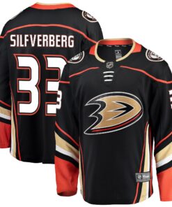 Jakob Silfverberg Anaheim Ducks Fanatics Breakaway Player Jersey  Black