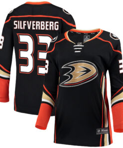 Jakob Silfverberg Anaheim Ducks Fanatics Women_s Breakaway Jersey  Black