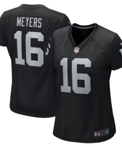 Jakobi Meyers Las Vegas Raiders  Women_s Game Player Jersey  Black
