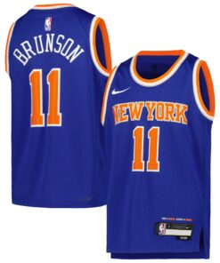 Jalen Brunson New York Knicks Youth Swingman Jersey - Icon Edition - Blue