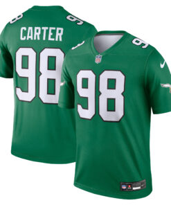 Jalen Carter Philadelphia Eagles  Alternate Legend Jersey  Kelly Green