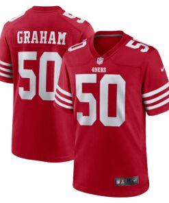 Jalen Graham San Francisco 49ers  Team Game Jersey  Scarlet