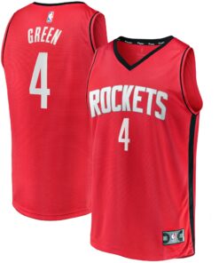 Jalen Green Houston Rockets Fanatics Fast Break Replica Player Jersey - Icon Edition - Red