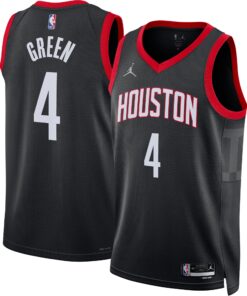Jalen Green Houston Rockets Jordan Brand Unisex Swingman Jersey - Statement Edition - Black