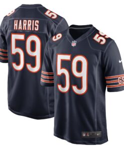 Jalen Harris Chicago Bears  Team Game Jersey   Navy