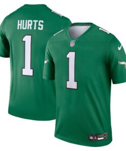 Jalen Hurts Philadelphia Eagles  Alternate Legend Player Jersey  Kelly Green