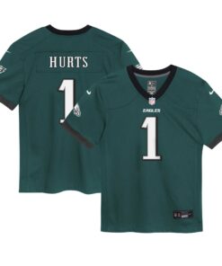 Jalen Hurts Philadelphia Eagles  Infant Game Jersey  Midnight Green