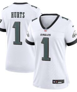 Jalen Hurts Philadelphia Eagles  Women_s Game Jersey  White