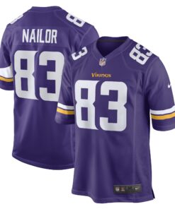 Jalen Nailor Minnesota Vikings  Game Player Jersey  Purple