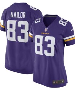 Jalen Nailor Minnesota Vikings  Women_s Game Player Jersey  Purple