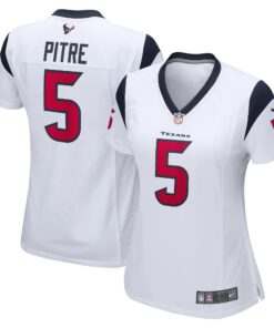 Jalen Pitre Houston Texans  Women_s Game Player Jersey  White