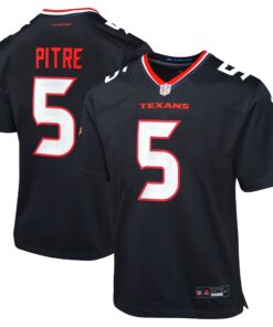 Jalen Pitre Houston Texans  Youth Game Jersey  Navy