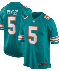 Jalen Ramsey Miami Dolphins  Alternate Game Jersey  Aqua