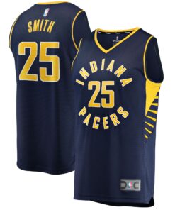Jalen Smith Indiana Pacers Fanatics Fast Break Replica Jersey - Icon Edition - Navy