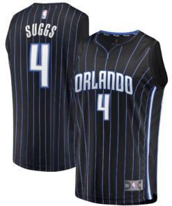Jalen Suggs Orlando Magic Fanatics Fast Break Replica Jersey Black - Icon Edition